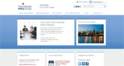 Desktop Screenshot of cincinnati.cpcusociety.org