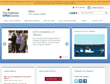 Tablet Screenshot of maine.cpcusociety.org