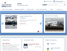 Tablet Screenshot of alaska.cpcusociety.org