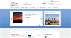 Desktop Screenshot of fortworth.cpcusociety.org