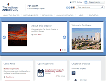 Tablet Screenshot of fortworth.cpcusociety.org