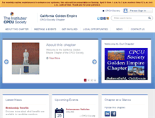 Tablet Screenshot of cagoldenempire.cpcusociety.org