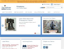 Tablet Screenshot of philadelphia.cpcusociety.org