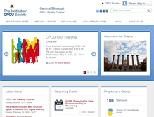 Tablet Screenshot of centralmissouri.cpcusociety.org