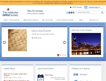 Tablet Screenshot of midtennessee.cpcusociety.org