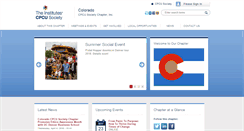 Desktop Screenshot of colorado.cpcusociety.org