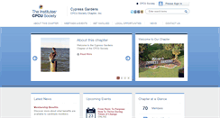 Desktop Screenshot of cypressgardens.cpcusociety.org