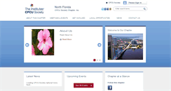 Desktop Screenshot of northflorida.cpcusociety.org