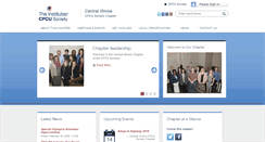 Desktop Screenshot of centralillinois.cpcusociety.org