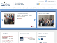 Tablet Screenshot of centralillinois.cpcusociety.org