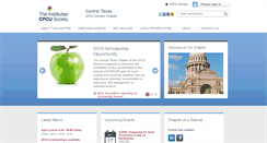Desktop Screenshot of centraltexas.cpcusociety.org