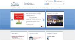 Desktop Screenshot of centralflorida.cpcusociety.org