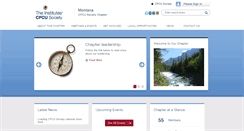 Desktop Screenshot of montana.cpcusociety.org